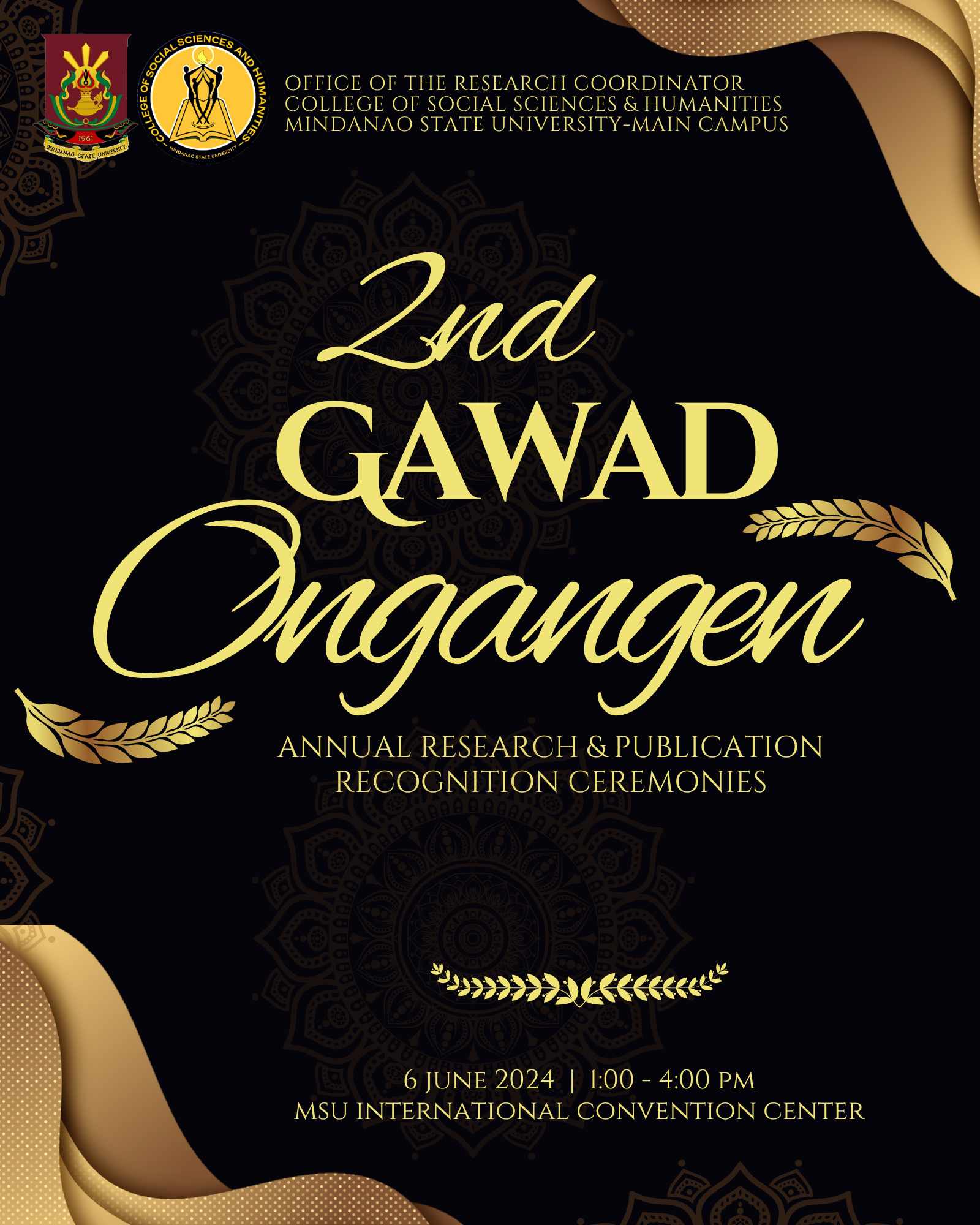 2nd Gawad Ongangen Poster