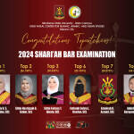 2024 Shariah Bar Exam Topnotchers Poster