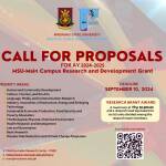 Call for Proposals Poster (MSRC)