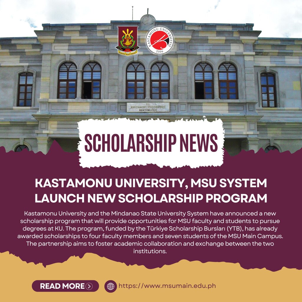 Kastamonu University Scholarship Program Poster