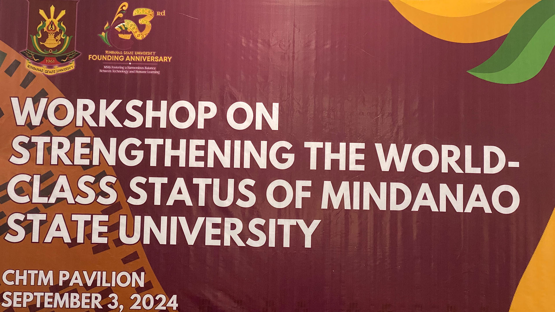 Workshop on Strengthening the World Class Status of MSU Photo