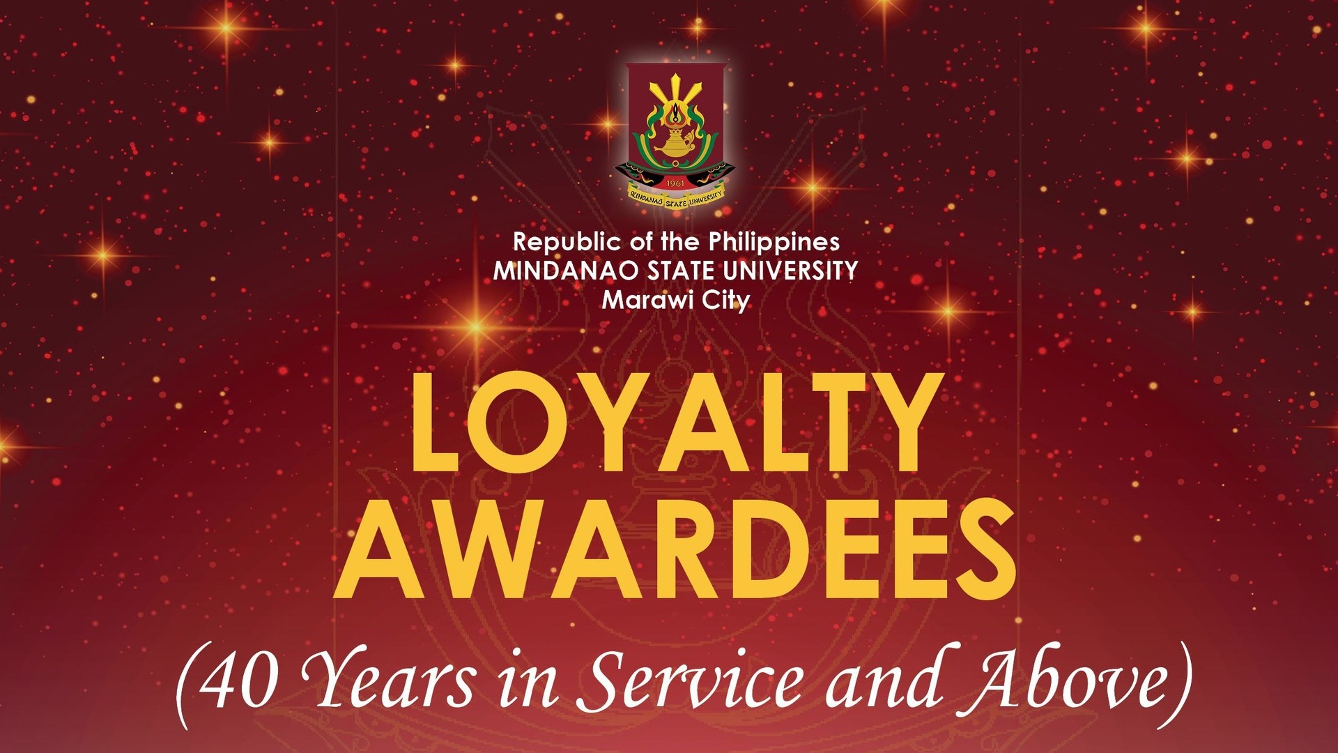 Loyalty Awardees Cover Photo (40 Years in Service)