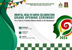 Mental Health Week Celebration 2024